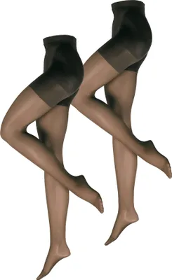Produktbild von NUR DIE 2-Pack Bauch-Beine-Po Strumpfhose 20 Den - schwarz - Größe 44/48 = L