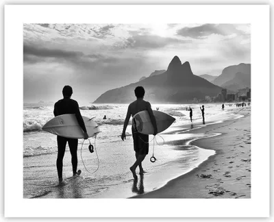 Produktbild von Poster - Poster ohne Rahmen - Meer Welle Surfen - 50x40 cm - Wand Bild - Wanddeko - Wandbilder - Kunstposter - Wandposter - Bilder - Kunstdruck - Wanddekoration - Wandbild - P2XAA50x40-3745