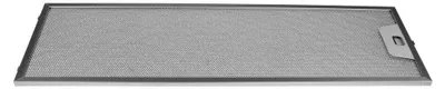A metal grease filter for a range hood.