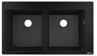 Produktbild von Hansgrohe S51 S510-F770 Einbauspüle 370/370 Graphitschwarz