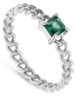 Produktbild von Eleganter Damen Ring Silberfarben Größe 6 Ojnyr40S-6