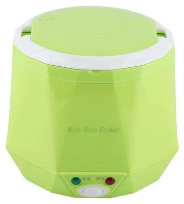 Tragbarer Reiskocher 24 V 140 W 1,6 l Dampfgarer grün