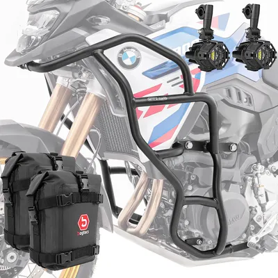 Produktbild von Set Sturzbügel + Scheinwerfer + Tasche für BMW F 900 GS 24-25 KT48 sch
