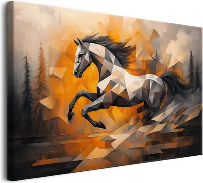 Obrázok produktu pre Moderná maľba na plátne do obývačky - Nástenná dekorácia do spálne 60x90 cm