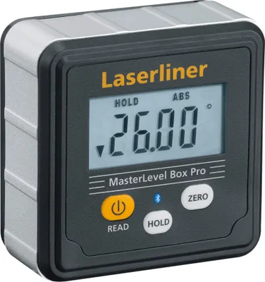 Obrázek produktu pro Laserliner MasterLevel Box Pro, Černá, Stupeň, AAA/LR03, 1,5 V, 0 - 50 °C, -20 - 70 °C