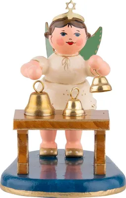 Produktbild von Engel mit Glockenspiel (6,5cm) von Hubrig Volkskunst