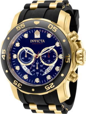 Obrázok produktu pre Invicta Pro Diver - SCUBA 37229 Pánske Hodinky - Kvarcový Mechanizmus - Nerezová Oceľ s Modrým Ciferníkom - 48 mm