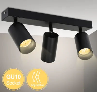 Produktbild von EINFEBEN Deckenstrahler Deckenleuchten Deckenleuchte LED Deckenstrahler Deckenspot Modern GU10 3-flammig Strahler