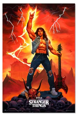 Zdjęcie produktu dla Plakat Stranger Things Eddie 61x91,5cm