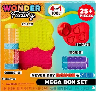 Produktbild von MGA Entertainment Wonder Factory 595298, Knetmasse, Mehrfarbig, Kind, Junge/Mädchen, 298,5 mm, 82,6 mm