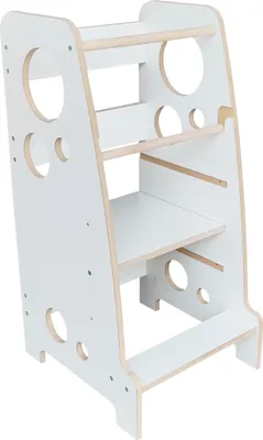 Produktbild von Babylike Montessori Lernturm für Kinder | Learning Tower ab 1 Jahr | Lernstuhl | Tritthocker