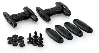 Produktbild von Puig Adjustable Universal Windschild Halterungen Schwarz  Schwarz One Size