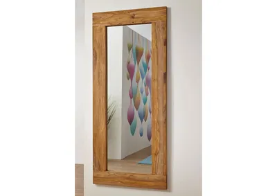 Produktbild von MASSIVMOEBEL24 Spiegel Sheesham 185x4x80 braun geölt NATURE BROWN #842