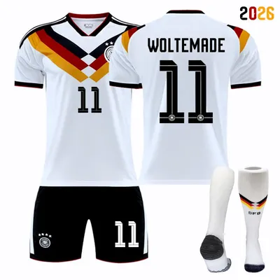Immagine prodotto di #11 WOLTEMRDE Maglia da calcio della Germania per i Mondiali 2026, per bambini e adulti. TAGLIA:XXXL