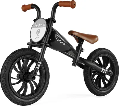 Produktbild von Qplay Feduro, Balance-Bike, Kinder, Unisex, Stahl, Schwarz, 30,5 cm (12")