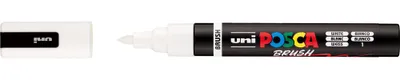 Produktbild von POSCA Pigmentmarker PC-5BR BRUSH weiß