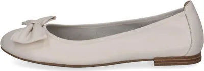 Produktbild von Caprice Damen Ballerina klassisch aus Leder mit Schleife 9-22111-46, Größe:42 EU, Farbe:Beige