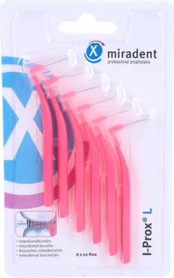 Zdjęcie produktu dla Szczoteczka międzyzębowa Miradent I-Prox L 0,4 mm różowa 6 szt