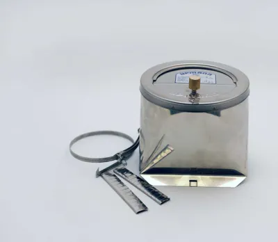 Immagine prodotto di Regolatore di tiraggio universale per canne fumarie Ø 110 - 200 mm in acciaio inox con morsetto