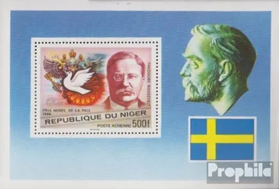 Produktbild von Briefmarken Niger 1977 Mi Block17 (kompl.Ausg.) postfrisch Nobelpreisverleihung