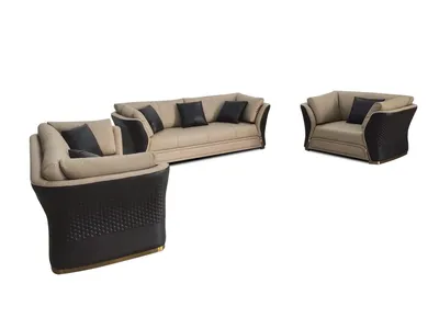 Obrázek produktu pro kožená pohovka obývací prostor sedací souprava designové pohovky 321 místné pohovky pohovka