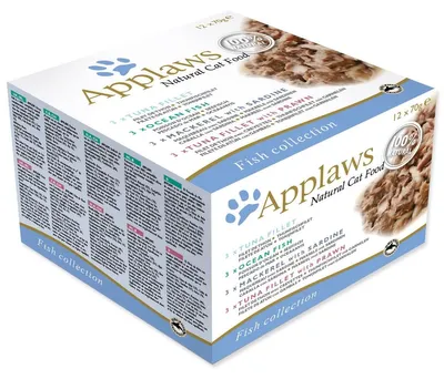 Obrázok produktu pre Applaws Dosen Fisch Collection Multipack, Dospelý, Ryba, 70 g