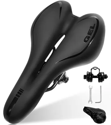Image de Solidchoice - Selle de vélo confortable avec gel, design ergonomique
