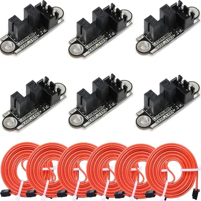 6 optische Endstoppschalter mit 1 m Kabel für 3D-Drucker