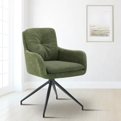 Produktbild von Esszimmerstuhl HLO-CP126 Stoff grün