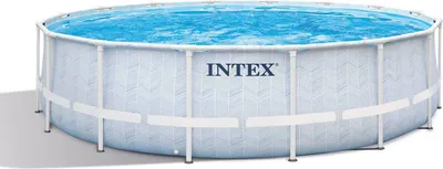 Immagine prodotto di Piscina fuori terra Chevron con struttura in acciaio - diametro 4,88 m