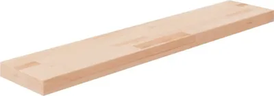 Productafbeelding van Maison Exclusive - Planken voor wandmontage, 100x20x4 cm, onbehandeld massief eikenhout