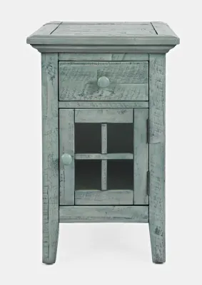 Produktbild von Avola AV1615-22 Nachtschrank Türkis-Mint mit USB-Anschluss