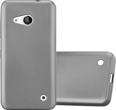 Produktbild von Cadorabo Schutzhülle für Nokia Lumia 550 Hülle in Grau Handyhülle TPU Silikon Etui Cover Case
