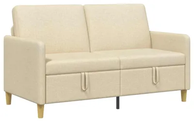 Obrázok produktu pre vidaXL Pohovka s úložným priestorom, krémová, 152 x 78 x 87 cm, polyester