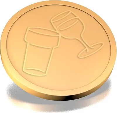 Immagine prodotto di Gettoni per birra e vino CombiCraft Beige - Ø29mm - 250 pezzi