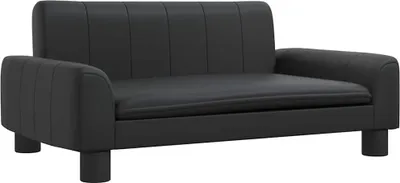 Obrázek produktu pro vidaXL Pelíšek pro psy černý 70x45x30 cm umělá kůže