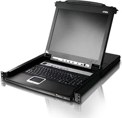 Produktbild von ATEN CL5708M, 43,2 cm (17"), LCD, USB, Spanisch, QWERTY, 16 W