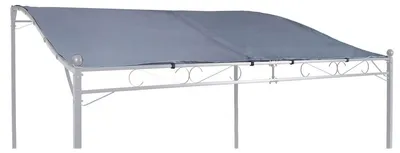 Produktbild von Ersatzdach für 2,5x3 m Anbaupavillon in creme oder grau Polyurethanbeschichtet