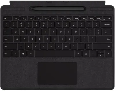 Produktbild von Microsoft Surface Pro X Signature Keyboard Schwarz+ Slim Pen Bundle - Tastatur - QWERTZ