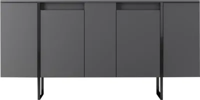 Produktbild von Skye Decor, Luxe - Anthracite, Black, Wohnzimmerschränke, Anthrazit, 160 x 80 x 35 cm