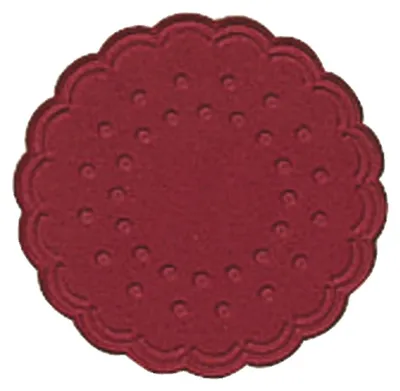 Zdjęcie produktu dla Duni 351843 Tassenuntersetzer - Ø 7,5 cm, bordeaux, 25 Stück