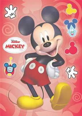 Produktbild von Mickey Mouse Tortenaufleger 14,8x21cm Oblatenpapier Geburtstag