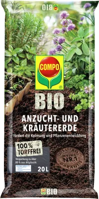 Artikelbild 1 von 'BIO Anzucht- und Kräutererde (20 l)' aus der Kategorie Anzucht & Gartenzubehör