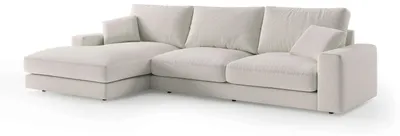 Immagine prodotto di Divano angolare modello Harvesty, colore crema tortora