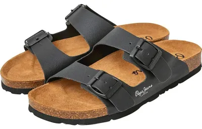Image de Sandales Pepe Jeans Oban Classic 2, noir, taille 37 (femme), noir, taille 37