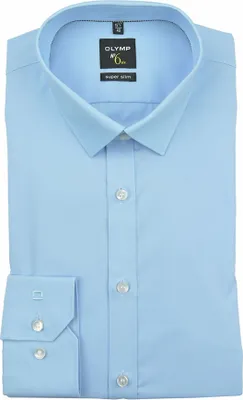 Produktbild von OLYMP No. Six super slim fit overhemd, mouwlengte 7, lichtblauw
