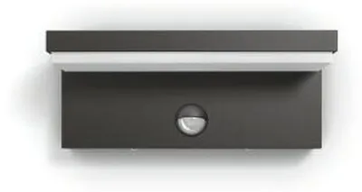 Immagine prodotto di Philips myGarden IR LED a parete Bustan 4000K 1648493P3 1000lm antracite Rilevatore di movimento 8718696161357