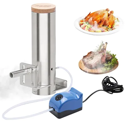 Image de Omgoods - Générateur de fumée froide en acier inoxydable pour barbecue