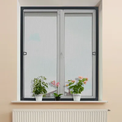 Produktbild von LZQ 120x140cm moskitiera 5 sztuk moskitiera moskitiera moskitiera ramka napinająca do okien z ramą aluminiową bez wiercenia, antracytowa