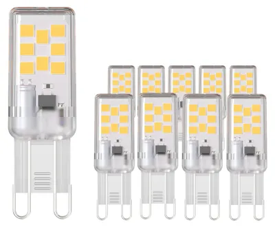 Produktbild von Ledvion 10er Set G9 LED-Lampe 2,2W 4000K 250 Lumen